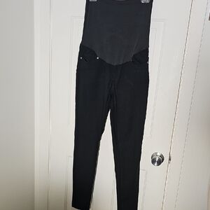 Maternity‎ Black High-Waisted Pants. Size Meduim
